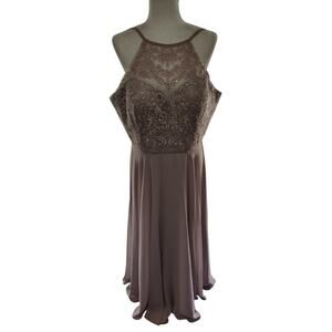 Coya‎ Collection Dusty Rose Special Occasion Dress XL Bridesmaid Prom Homecoming